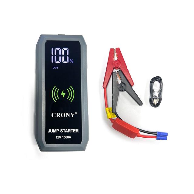 Crony S606+Air Super Jumper Starter With Wireless Charging Function - SW1hZ2U6MTM0MTE0Mw==