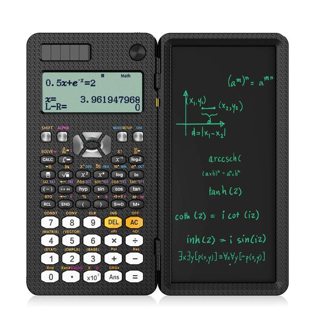 اله حاسبه علميه مع لوح كتابه ال سي دي Newyes Scientific Calculator with Erasable LCD Writing Tablet - SW1hZ2U6MTMzODc3Mg==