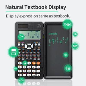 اله حاسبه علميه مع لوح كتابه ال سي دي Newyes Scientific Calculator with Erasable LCD Writing Tablet - cG9zdDoxMzM4Nzc2