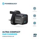 Powerology UK 3Pin Ultra-Compact GaN Charger - SW1hZ2U6MTM1NzQxMw==