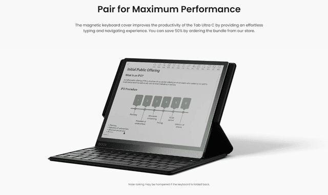 جهاز تابلت بوكس تاب الترا سي الذكي رامات 4 جيجا - تخزين 128 جيجا BOOX Tab Ultra C Tablet - SW1hZ2U6MTM1MzMxNg==