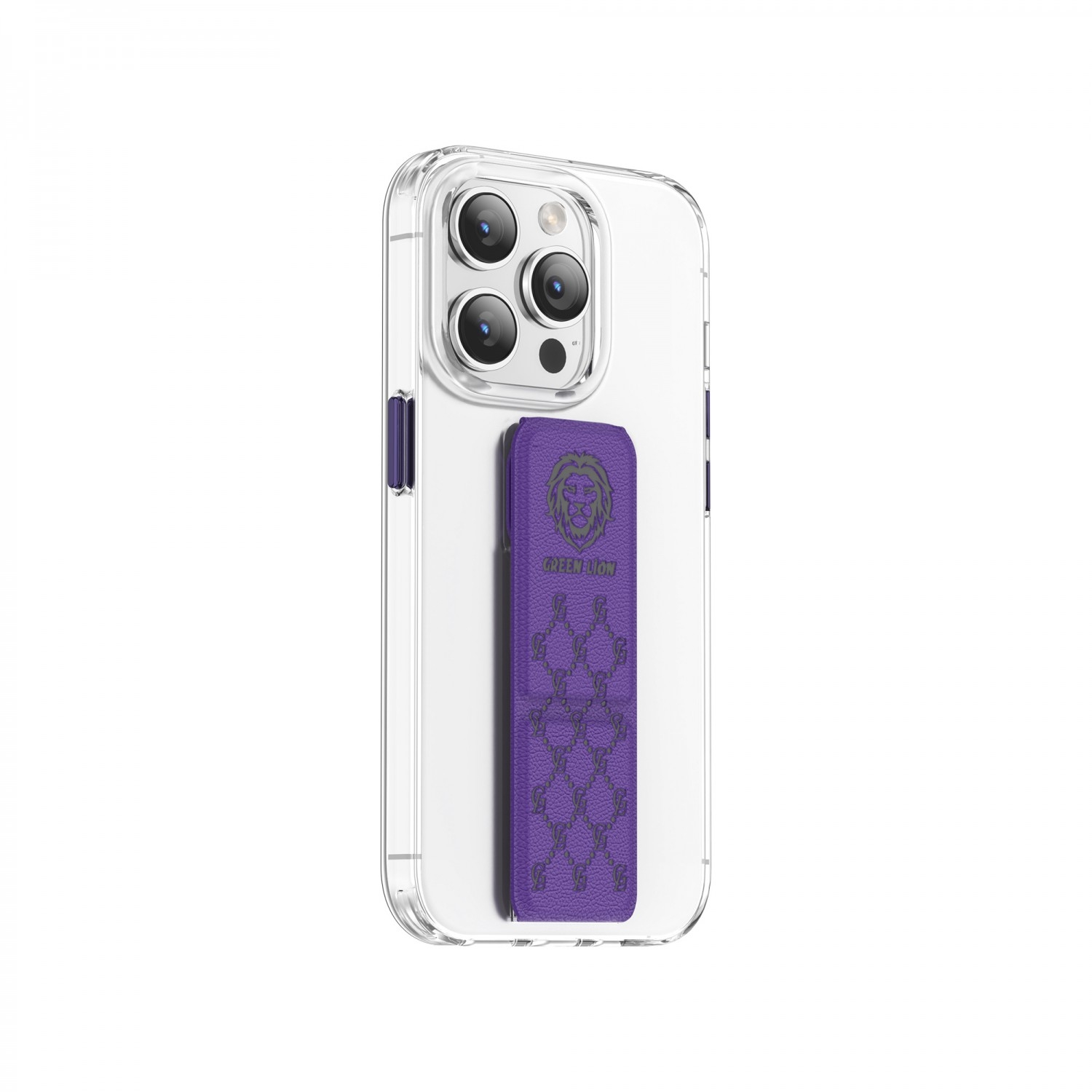 كفر ايفون 14 برو ماكس بنفسجي جرين ليون Green Lion Series 9 Clear Case for iPhone 14 Pro Max Purple