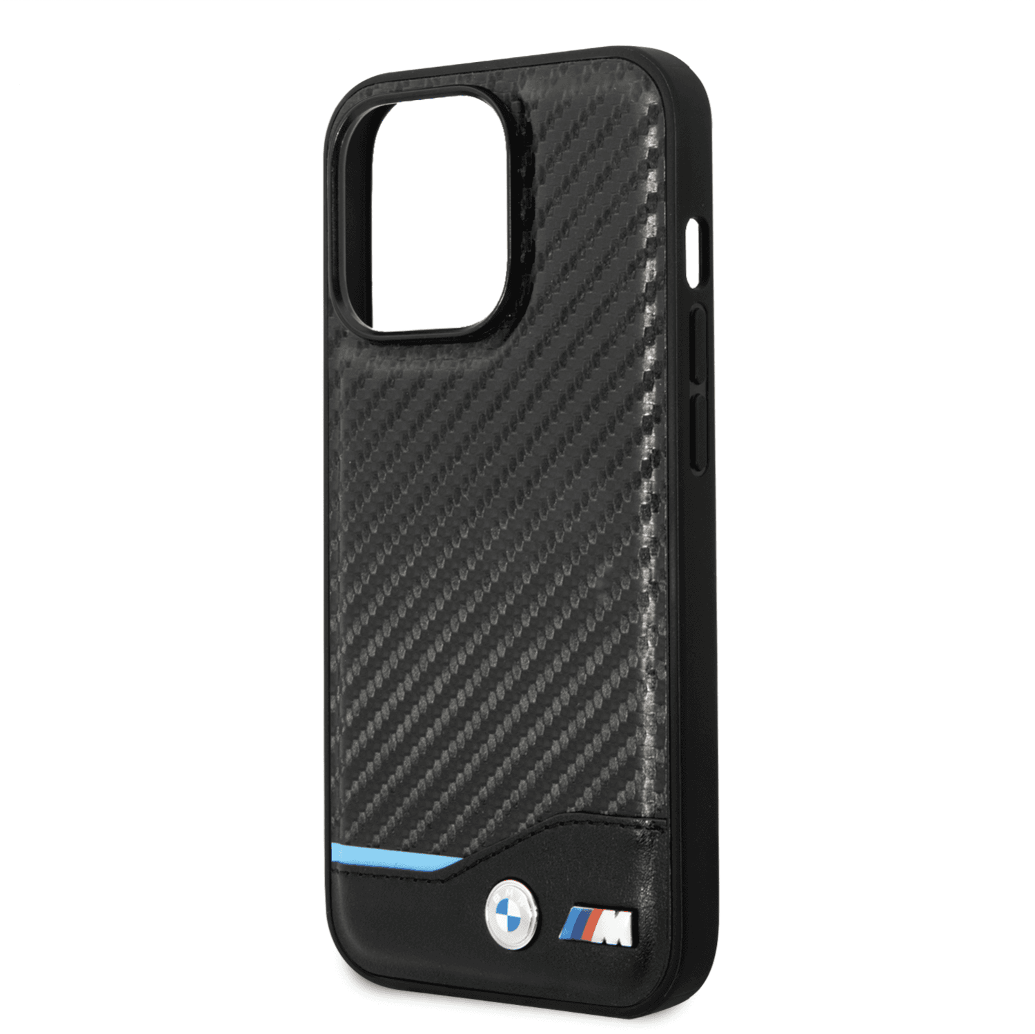 كفر جوال أيفون 14 برو ماكس ماج سيف كربون بولي يوريثان بي ام دبليو BMW M Collection Magsafe Pu Carbon Case For iPhone 14 Pro Max - cG9zdDoxMzY2MzQ1