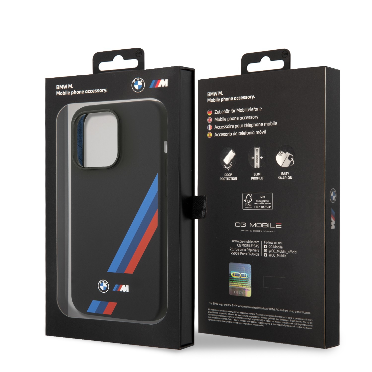 كفر جوال أيفون 14 برو ماكس سيليكون بي ام دبليو BMW M Collection Liquid Silicone Case For iPhone 14 Pro Max