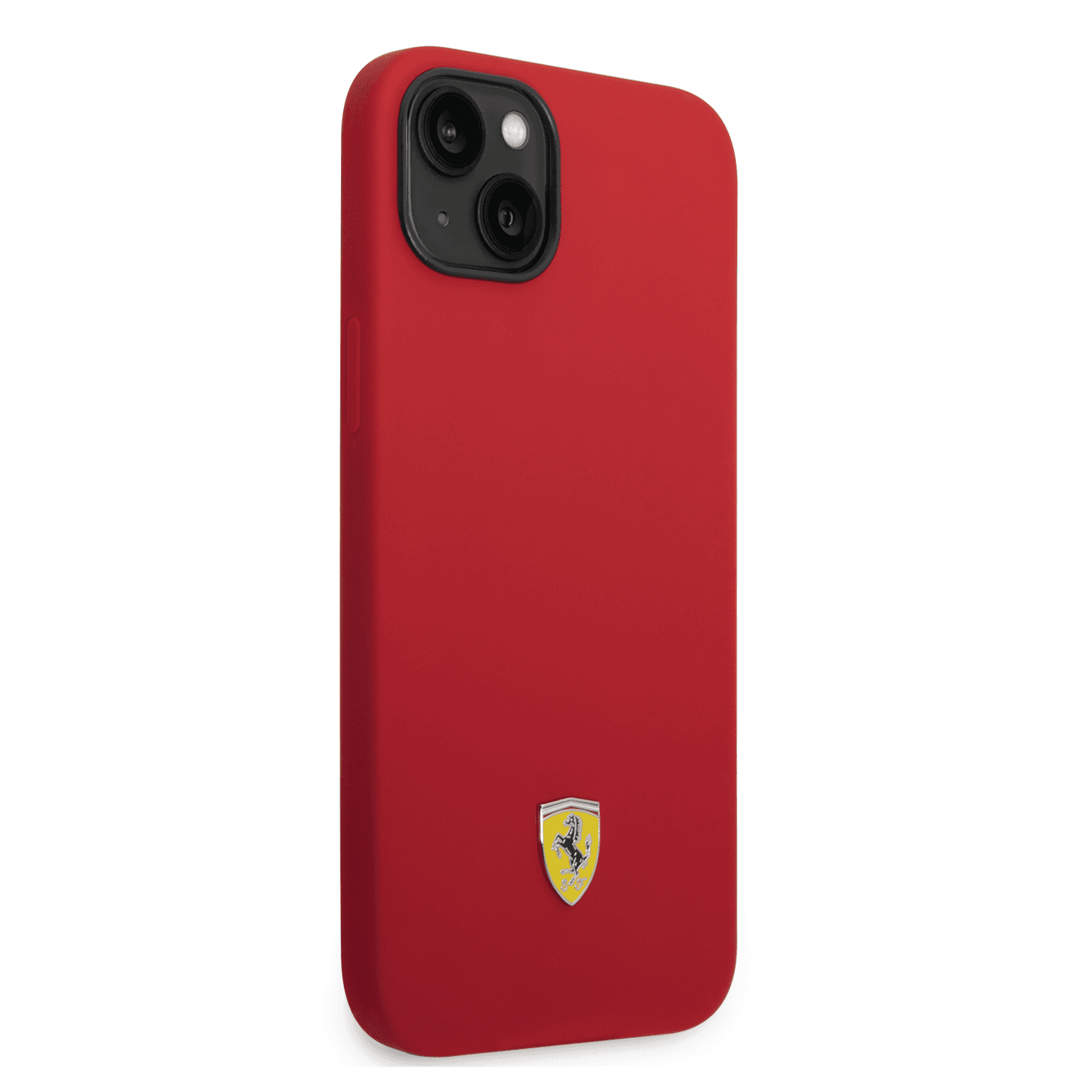 كفر ايفون 14 بلس سيلكون فيراري أحمر Ferrari Liquid Silicone Case With Camera Outline - cG9zdDoxMzcwMDI1