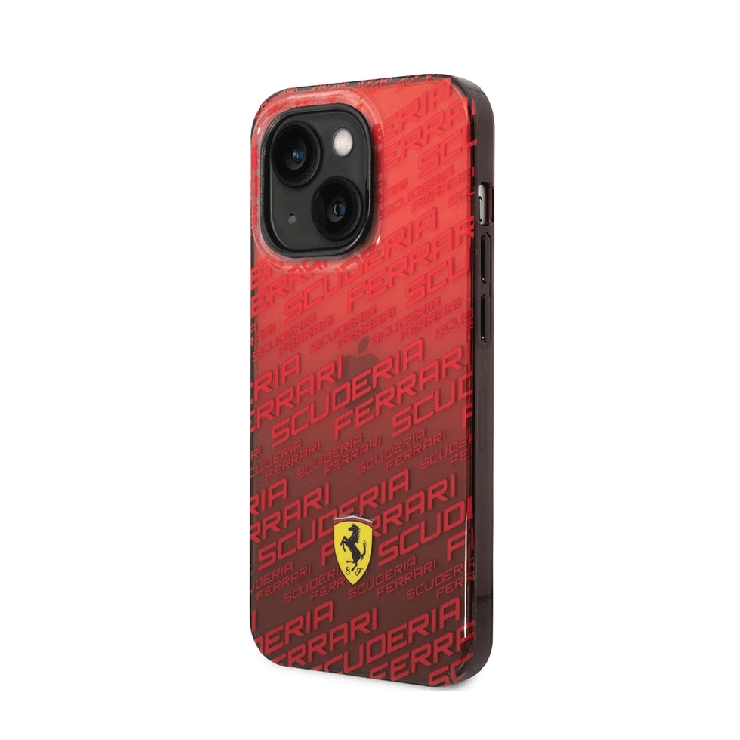كفر ايفون 14 سيلكون و بولي كربون فيراري سكوديرا أحمر Ferrari Gradient PC/TPU Case With Allover Scuderia - cG9zdDoxMzY3NjIz