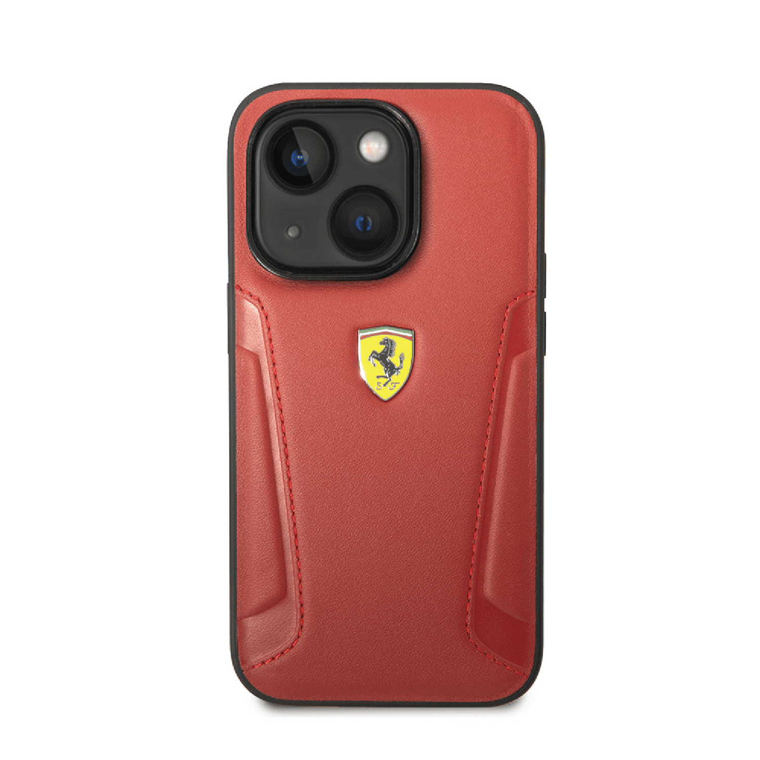 كفر ايفون 14 جلد فيراري أحمر Ferrari Leather Case With Hot Stamped Sides - cG9zdDoxMzY3Njky