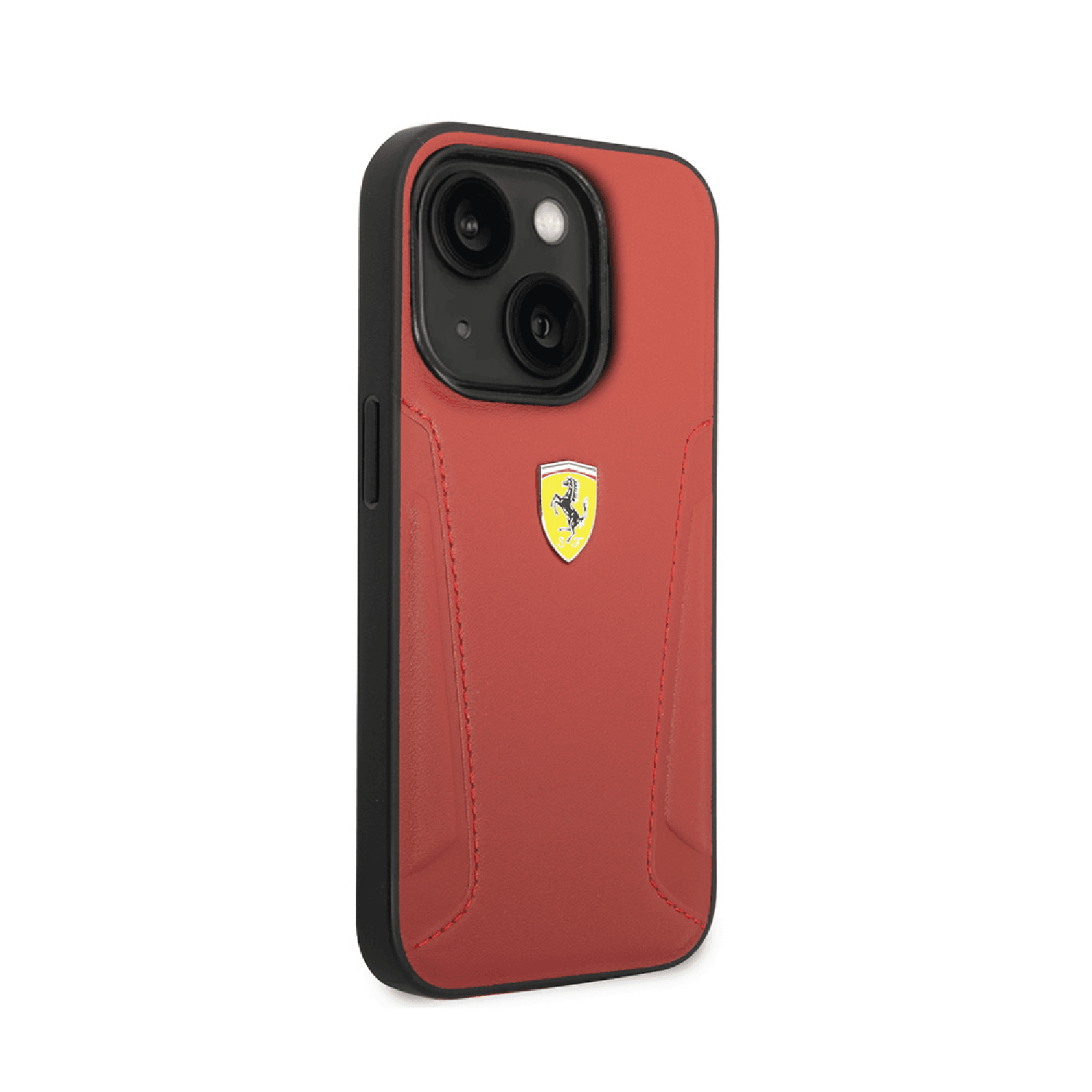 كفر ايفون 14 جلد فيراري أحمر Ferrari Leather Case With Hot Stamped Sides - cG9zdDoxMzY3Njk0
