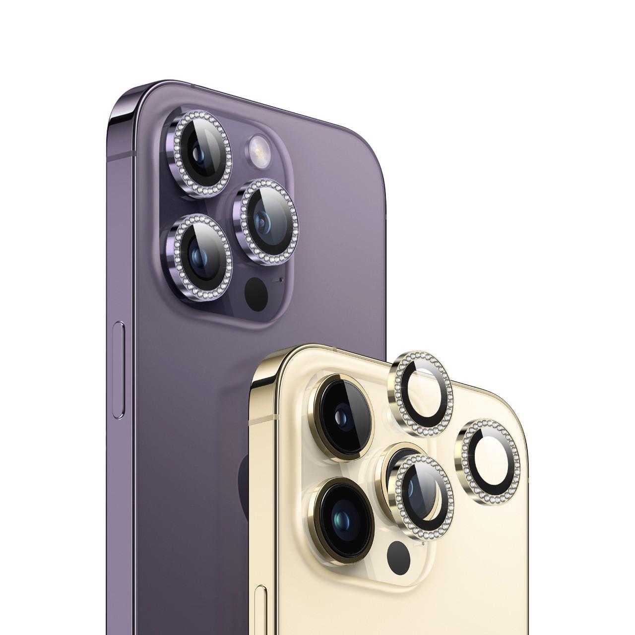 واقي عدسة كاميرا ايفون 14 برو ماكس/ 14 برو أسود جرين Green Lion Diamond Camera Lens for iPhone 14 Pro Max / 14 Pro - cG9zdDoxMzgwOTg5