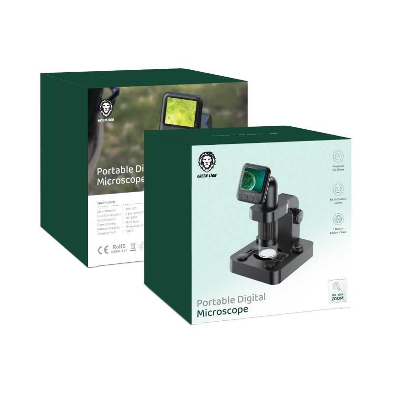 ميكروسكوب ديجتال محمول زووم 100 جرين ليون Green Lion Zoom in 100 Portable Digital Microscope - cG9zdDoxNDExNjk2