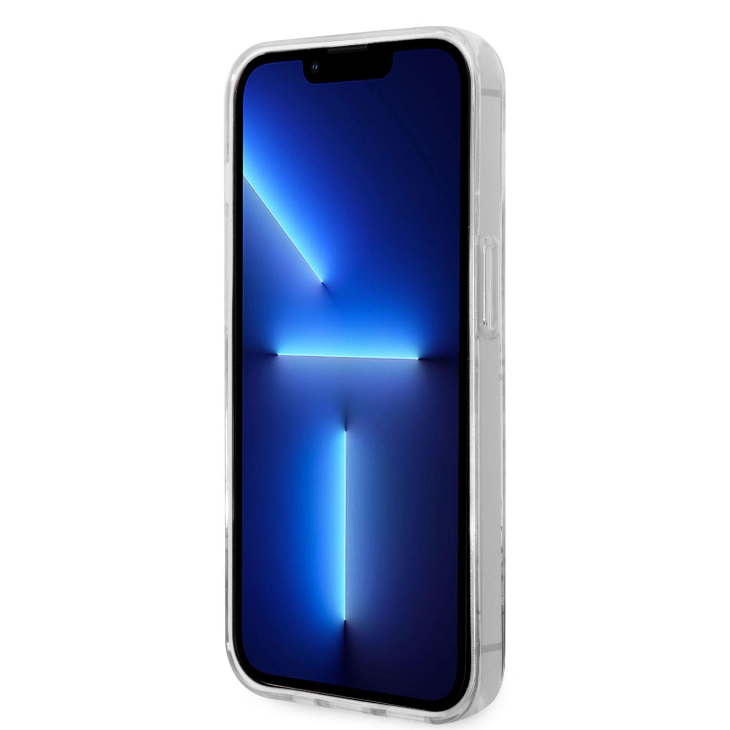 كفر ايفون 14 برو خاكي جيس Guess 4G Electro Script Hard Case for iPhone 14 Pro Kaki - cG9zdDoxMzg1MTM0