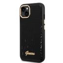 Guess Pu Croco Case With Metal Camera Outline For iPhone 14 Plus - Black [ GUHCP14MHGCRHK ] - SW1hZ2U6MTM4NjM3Mg==
