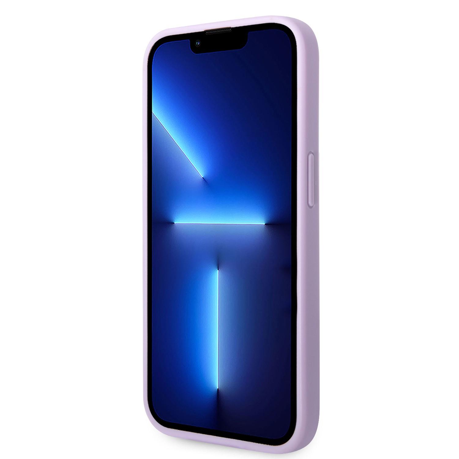 كفر ايفون 14 برو ماكس بنفسجي جيس Guess PU Saffiano Hard Case for iPhone 14 Pro Max Purple - cG9zdDoxMzg1MzI3