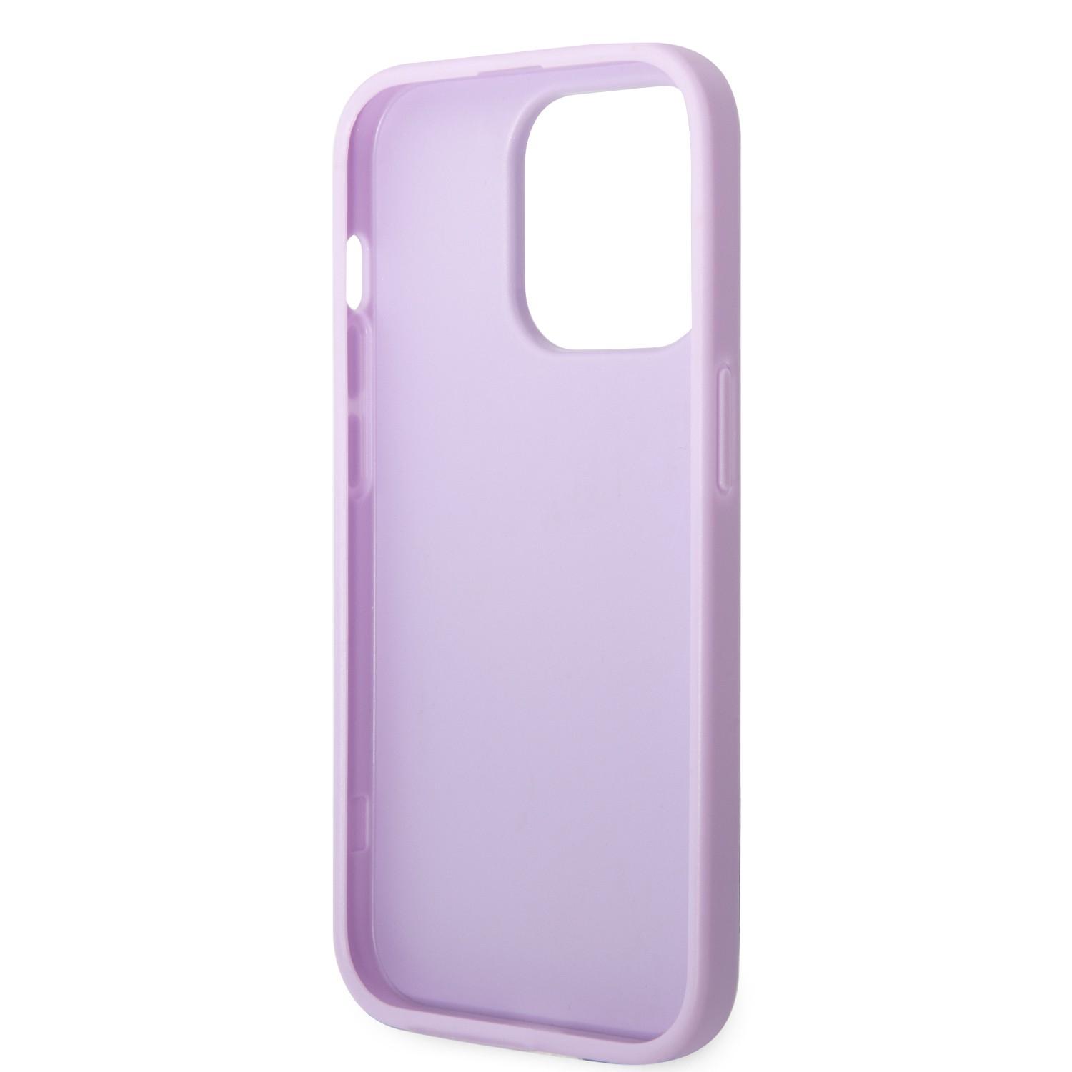 كفر ايفون 14 برو ماكس بنفسجي جيس Guess PU Saffiano Hard Case for iPhone 14 Pro Max Purple - cG9zdDoxMzg1MzM3