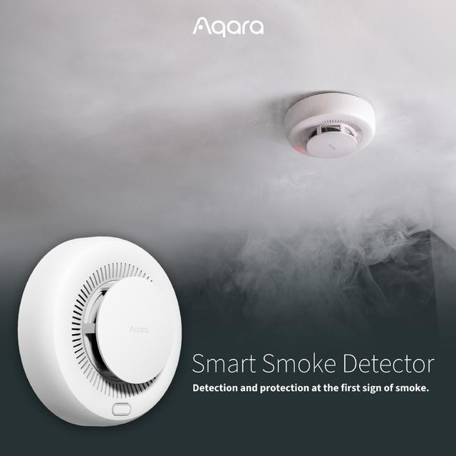 كاشف الحريق الذكي اكارا Aqara Smart Smoke Detector - SW1hZ2U6MTM2NDIzNA==