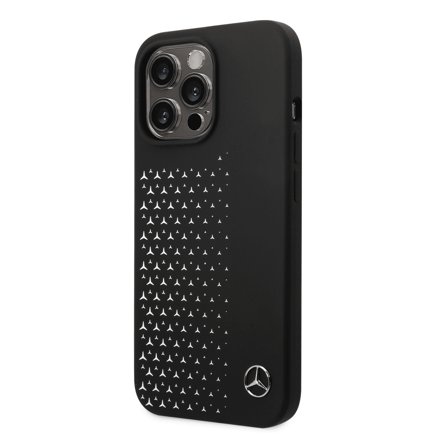 كفر ايفون 14 برو ماكس سيليكون أسود مرسيدس بنز Mercedes-Benz Liquid Silicone Case With Gradient Star Horizontal Pattern For iPhone 14 Pro Max Black - cG9zdDoxMzk1OTY1