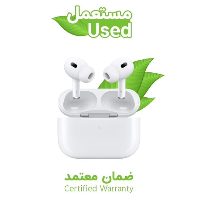سماعة ايربودز برو 2 (مستعمل) Apple airpods pro 2nd Generation (Used) - SW1hZ2U6MTQxMjEyMA==