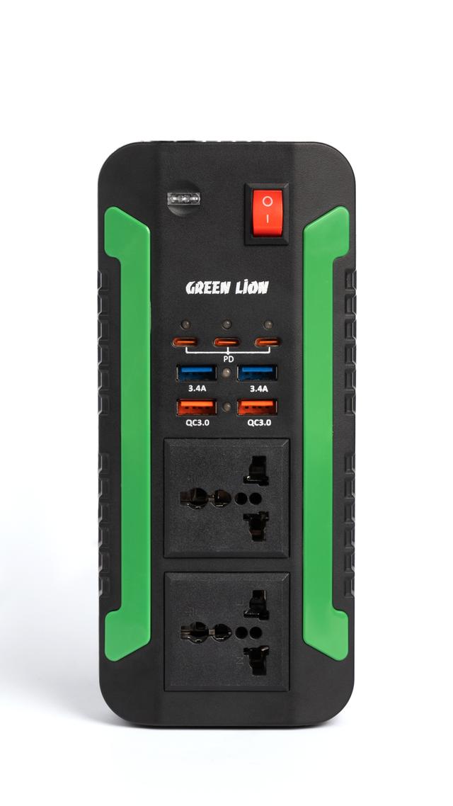 محول كهرباء للسيارة 300 واط جرين سبارك Green Lion Spark Power Inverter - SW1hZ2U6MTQwOTMxNg==