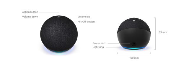 Amazon Echo Dot 5th Gen Smart Bluetooth Speaker With Alexa - SW1hZ2U6MTQ0MzI3MA==