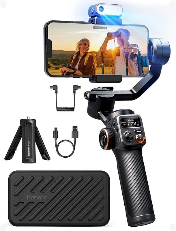 حامل جوال للتصوير هوهم اي ستيدي ام 6 مع ترايبود Hohem iSteady M6 Kit Gimbal Stabilizer For Smartphone - SW1hZ2U6MTQyMTI1NA==