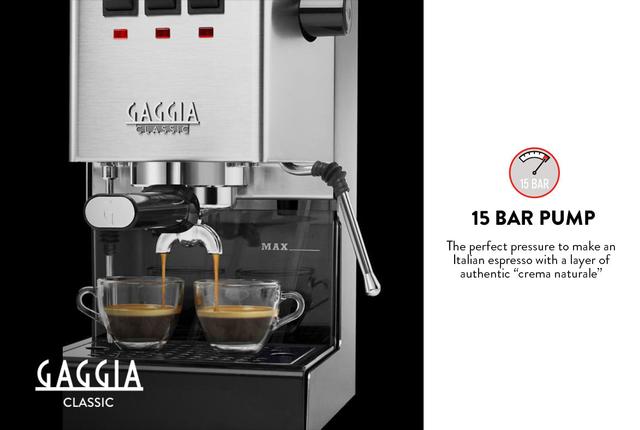 Gaggia Classic Evo 2023 Espresso Machine Made In Italy - SW1hZ2U6MTQ3NDc3Ng==