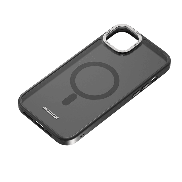 كفر جوال ايفون 14 بلس 6.7 بوصة هايبرد ماغ سيف لون أسود من موماكس Momax iphone 14 plus hybrid magnetic case - SW1hZ2U6MTQ1OTA5OQ==