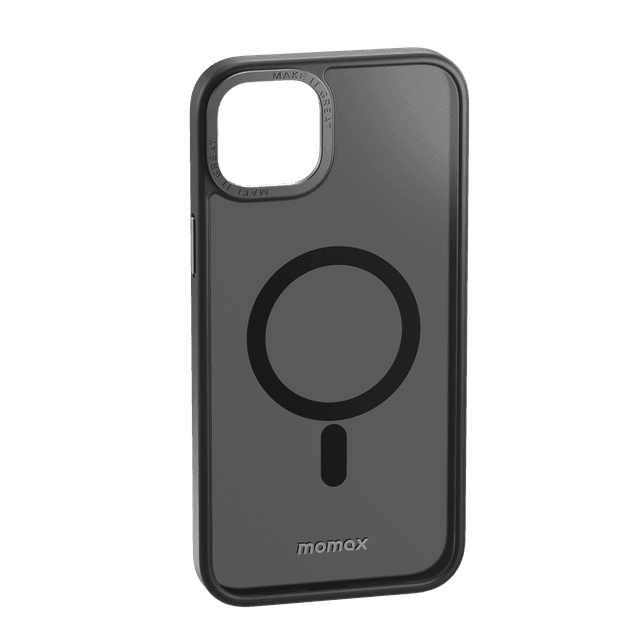 كفر جوال ايفون 14 بلس 6.7 بوصة هايبرد ماغ سيف لون أسود من موماكس Momax iphone 14 plus hybrid magnetic case - SW1hZ2U6MTQ1OTEwMw==