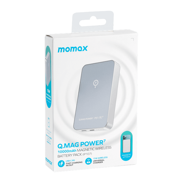 Momax q.mag power7 10000mah magsafe wireless power bank silver - SW1hZ2U6MTQ2MTgxMA==