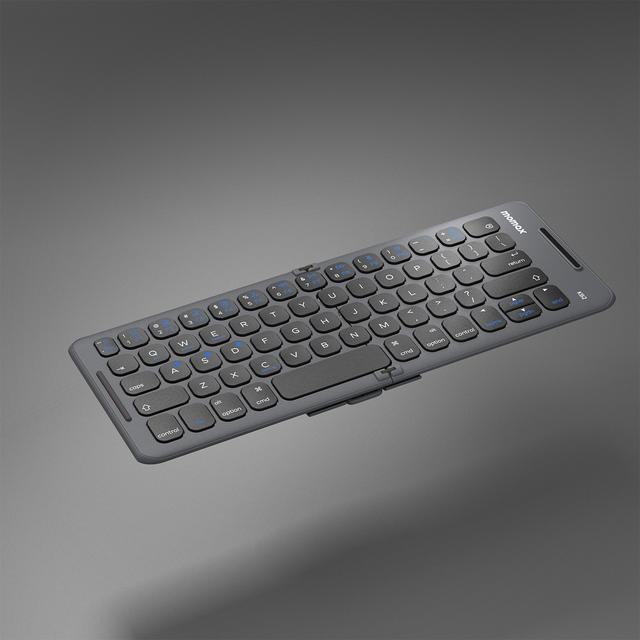 كيبورد لاسلكي قابل للطي لايباد 10.9 انش وايباد برو 11 انش لون رمادي من موماكس  Momax onelink foldable wireless keyboard - SW1hZ2U6MTQ1ODgxMA==