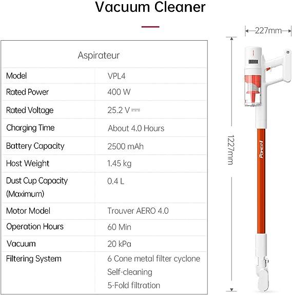 مكنسة كهربائية لاسلكية شاومي تروفر 2500 مللي أمبير 20000 باسكال Xiaomi Trouver Power 11 Cordless Vacuum Cleaner - cG9zdDoxNTkyMzE2