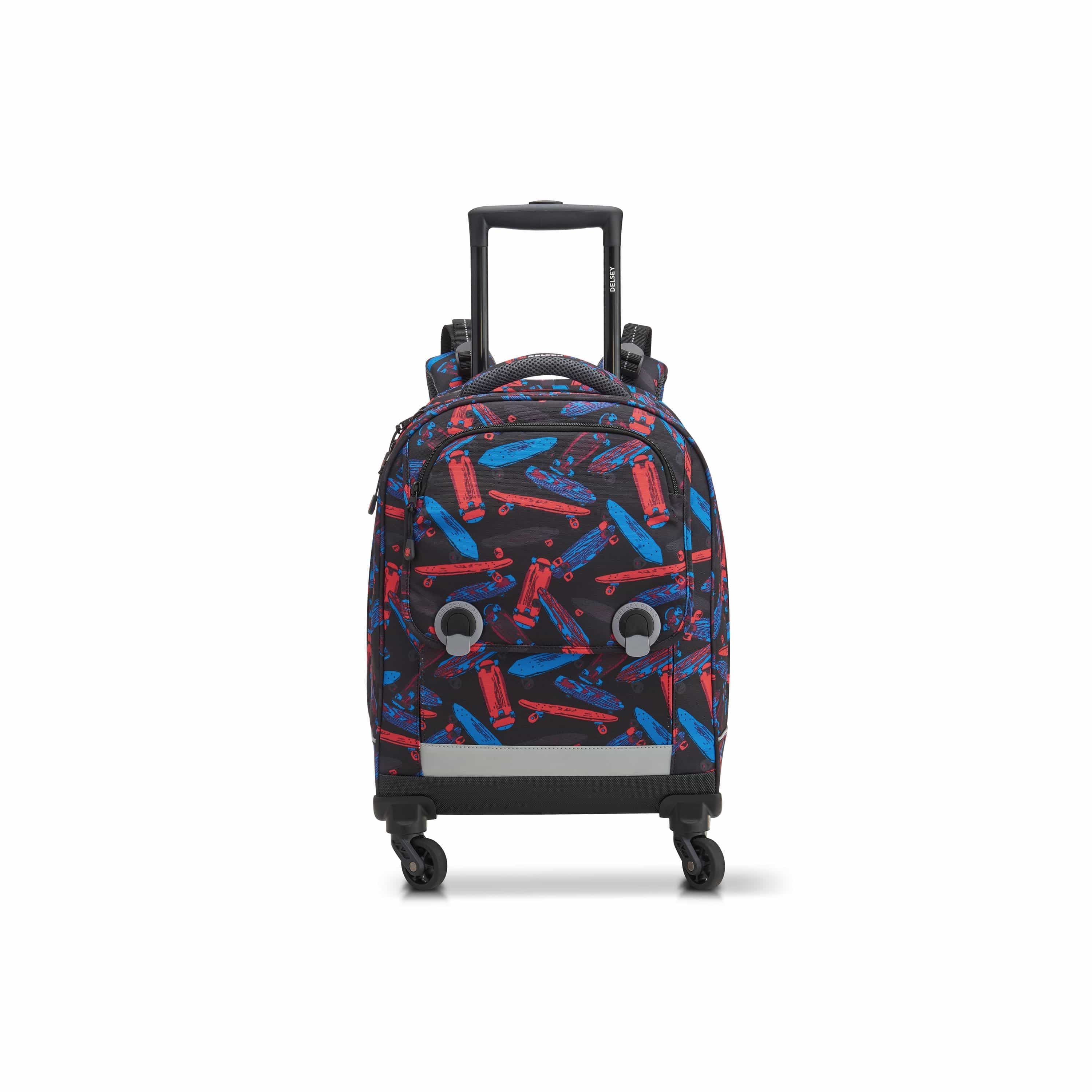 Delsey BTS 2021 Horizontal Wheeled School Bags Black