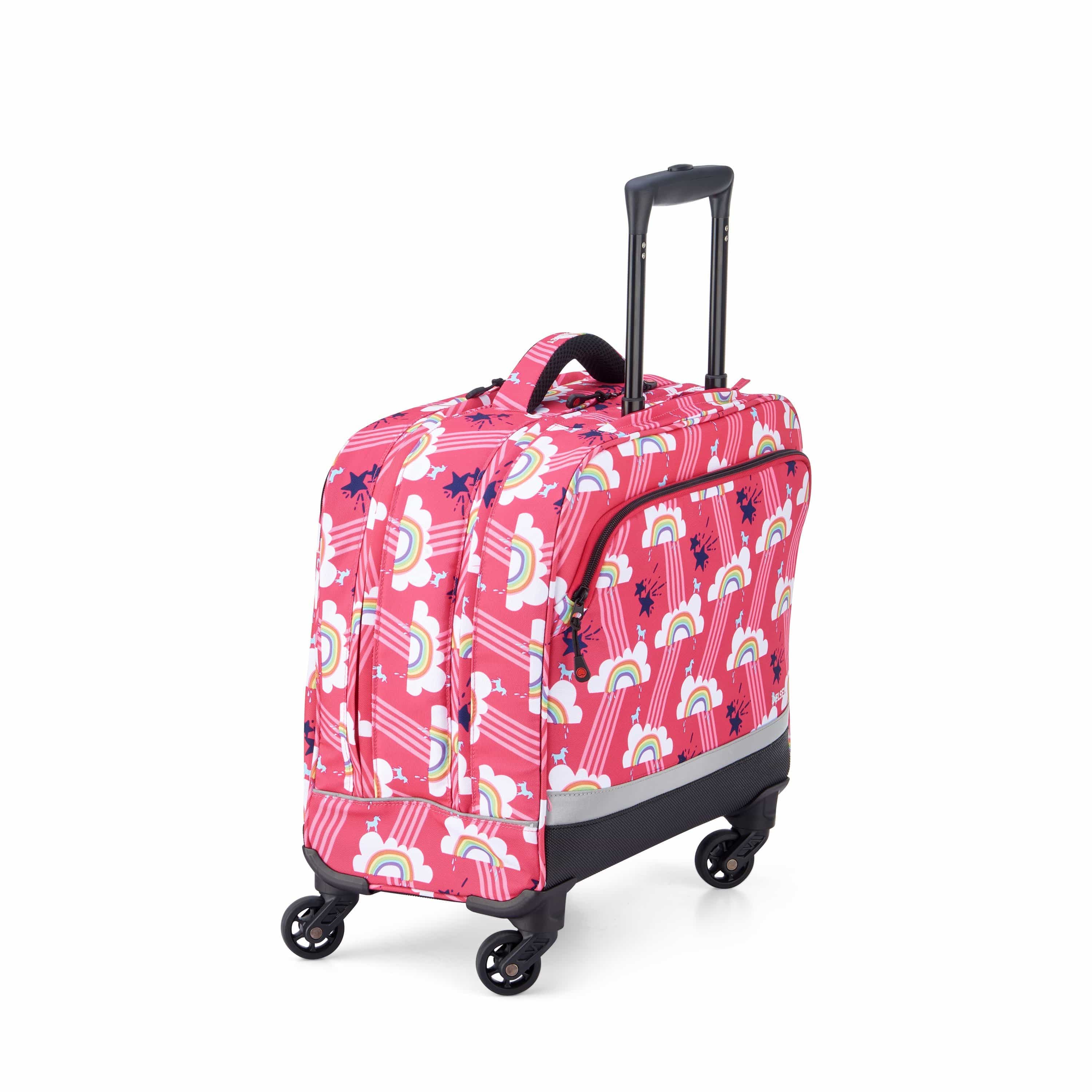 Delsey BTS 2021 Vertical Wheeled School Bags Pink