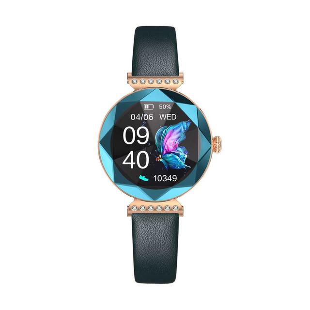 ساعة ذكية نسائية سوارافسكي 1.09 بوصة جرين لايون أزرق Green Lion Swarovski Smart Watch - SW1hZ2U6MTYzNDQzNg==