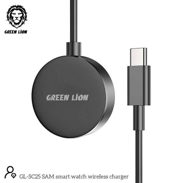 شاحن ساعة سامسونغ 2.5 واط 1 متر أسود جرين ليون Green Lion Watch Charger for Samsung Watches 1M 2.5W - SW1hZ2U6MTYzMzY4NA==