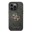 Guess PU Leather Case with 4G Metal Logo for iPhone 15 Pro Max -Grey - SW1hZ2U6MTYyODU0Ng==