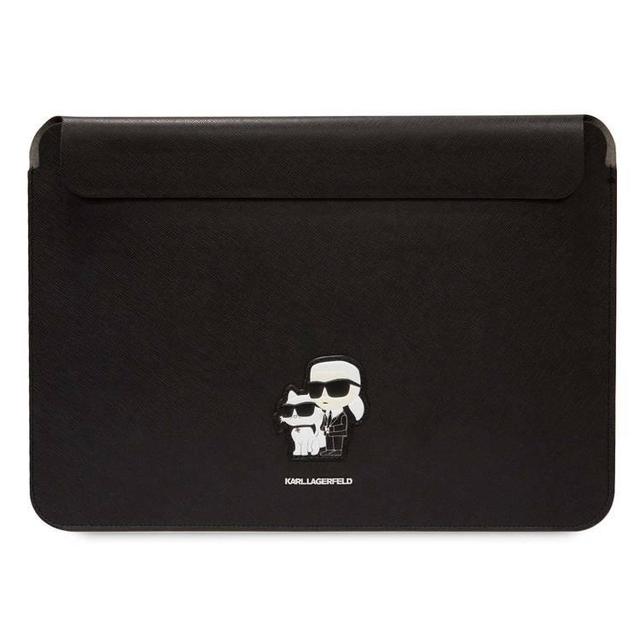حقيبة لاب توب جلد 16 بوصة اسود كارل لاغرفيلد Karl Lagerfeld Saffiano K&C NFT Computer Sleeve 16" - SW1hZ2U6MTYyMzg4Mw==