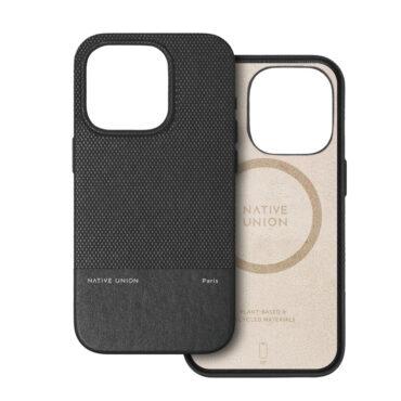 جراب ايفون 15 برو جلد ناتيف يونيون أسود Native Union Classic Leather Case Magsafe for Apple iPhone 15 Pro