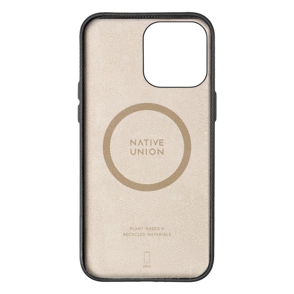 جراب ايفون 15 برو ماكس جلد ناتيف يونيون أسود Native Union Classic Leather Case Magsafe for Apple iPhone 15 Pro Max - cG9zdDoxNTkwNjM3