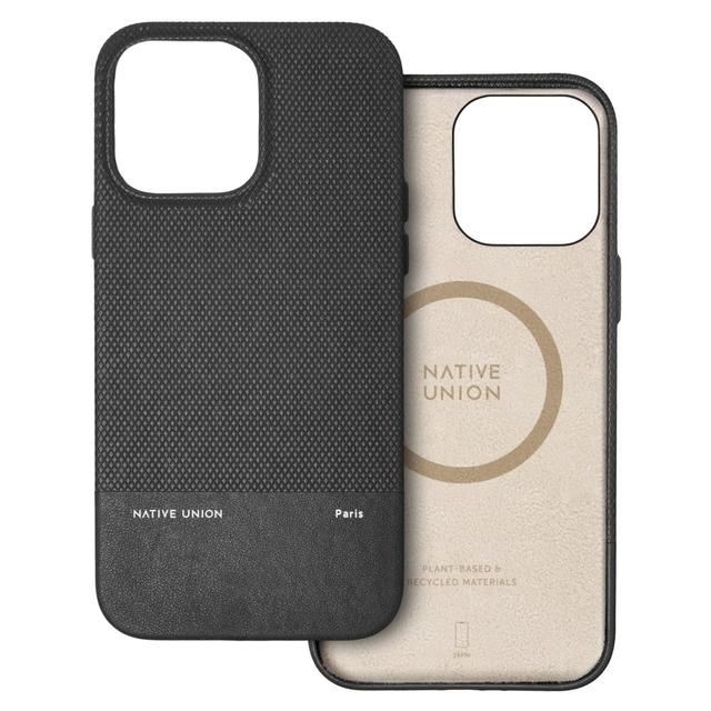 Native Union (RE)Classic Leather Case w/ Magsafe for Apple iPhone 15 Pro Max 2023 6.7" Black - SW1hZ2U6MTU5MDYzOQ==