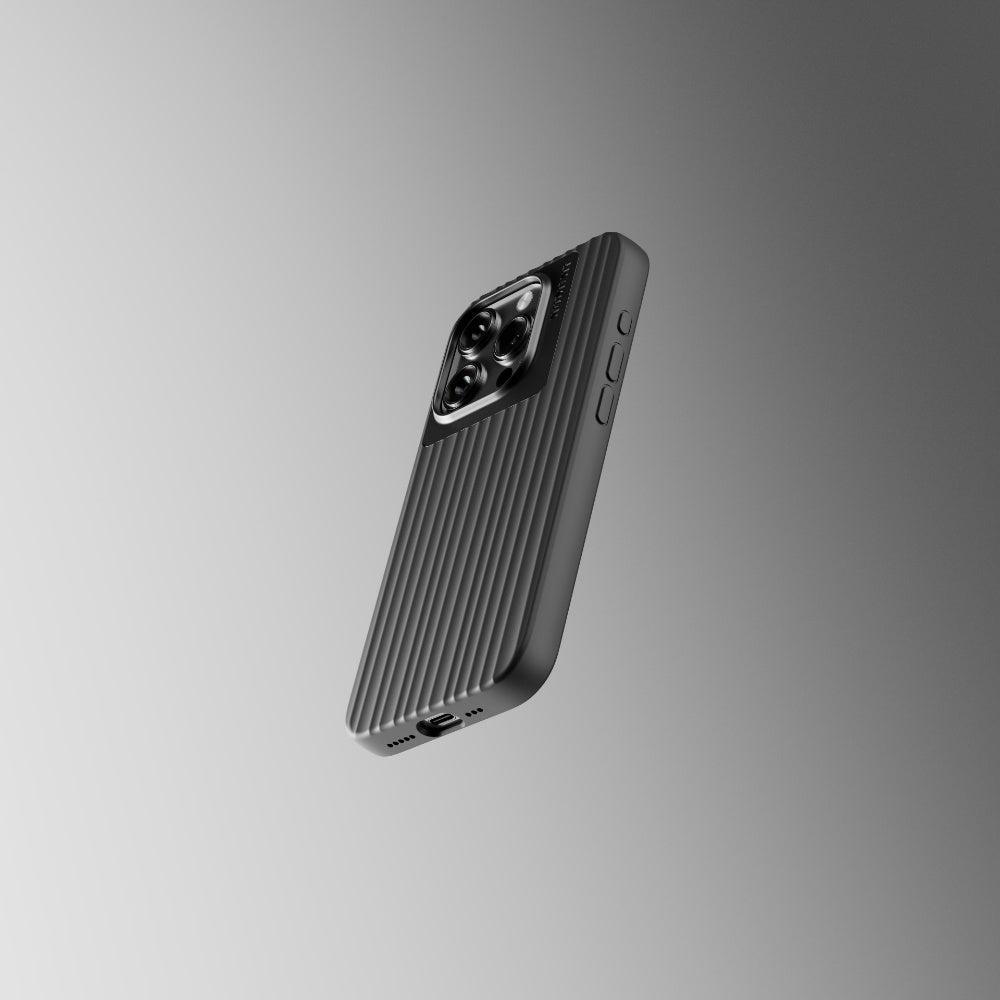 كفر ايفون 15 برو ماكس نيودنت أسود Nudient Bold iPhone 15 Pro Max Case - cG9zdDoxNTkwNjY4