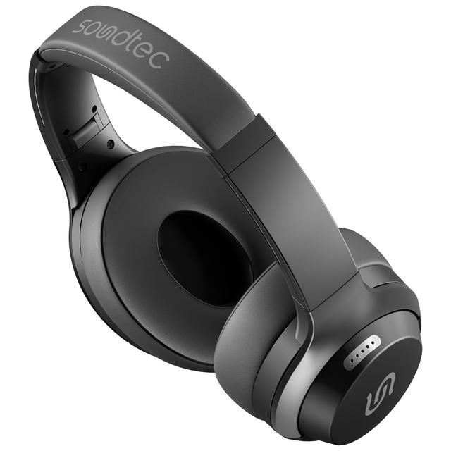 Porodo Soundtec Eclipse Wireless Over-Ear Headphone - Black - SW1hZ2U6MTYxMzQ5NQ==