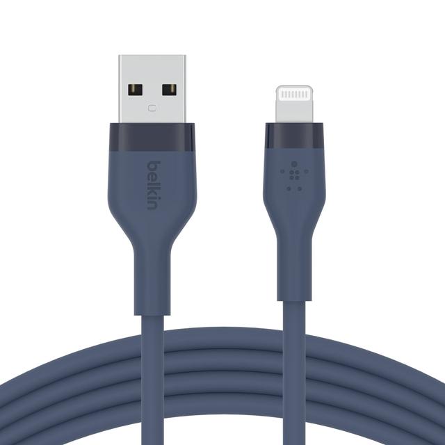BELKIN BoostCharge Flex USB-A to Lightning Cable - 1 Meter - Blue - SW1hZ2U6MTY4MTcxNQ==