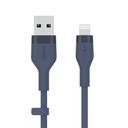 BELKIN BoostCharge Flex USB-A to Lightning Cable - 1 Meter - Blue - SW1hZ2U6MTY4MTcxMQ==
