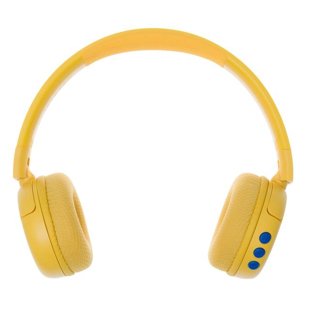 سماعات اطفال لاسلكية 19 ساعة مع مجموعة ملصقات ورقية بودي فونز أصفر BUDDYPHONES POP Fun Bluetooth Wireless Headset - SW1hZ2U6MTY4MDg1Nw==