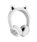 BUDDYPHONES PlayEars+ Bluetooth Wireless Headset - Superb Sound & Playful Animal Ears Design - Bear - White - SW1hZ2U6MTY3OTYyMw==
