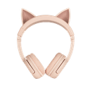 BUDDYPHONES PlayEars+ Bluetooth Wireless Headset - Superb Sound & Playful Animal Ears Design - Cat - Pink - SW1hZ2U6MTY3OTU2OA==