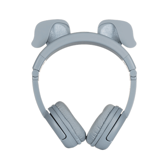 BUDDYPHONES PlayEars+ Bluetooth Wireless Headset - Superb Sound & Playful Animal Ears Design - Dog - Gray - SW1hZ2U6MTY3OTI4Nw==
