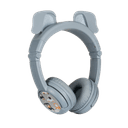 BUDDYPHONES PlayEars+ Bluetooth Wireless Headset - Superb Sound & Playful Animal Ears Design - Dog - Gray - SW1hZ2U6MTY3OTI4NQ==