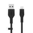 Belkin BOOST CHARGE™ Flex USB-A to Lightning Connector Soft-touch Silicone, 1M - Blac - SW1hZ2U6MTY1NDQzOA==