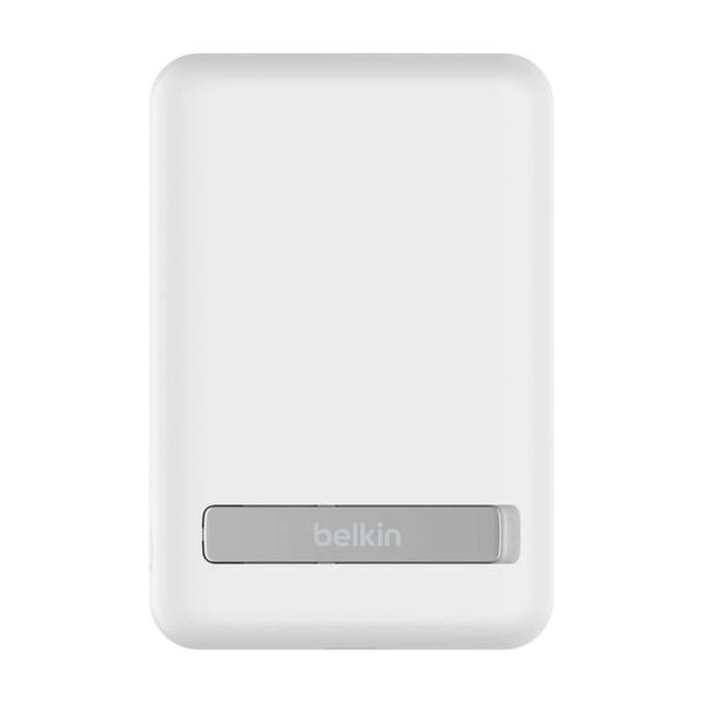 Belkin Boost Charge  Magnetic Wireless Power Bank  5k+Stand -White - SW1hZ2U6MTY1NDU2MQ==